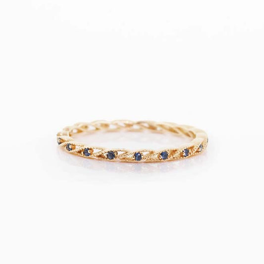 Braid Ring - Sapphire