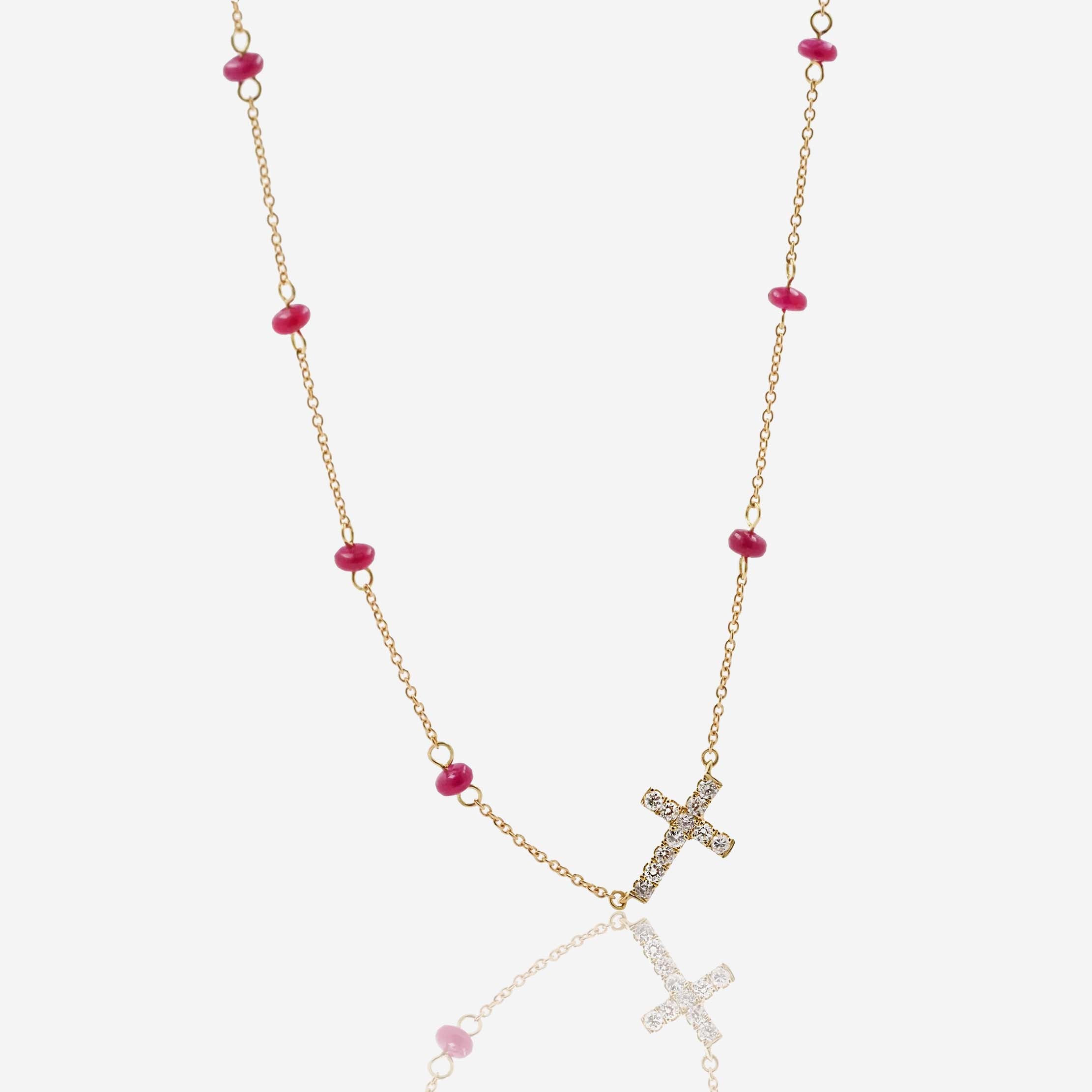 Rosary Cross Necklace – kelimeraki