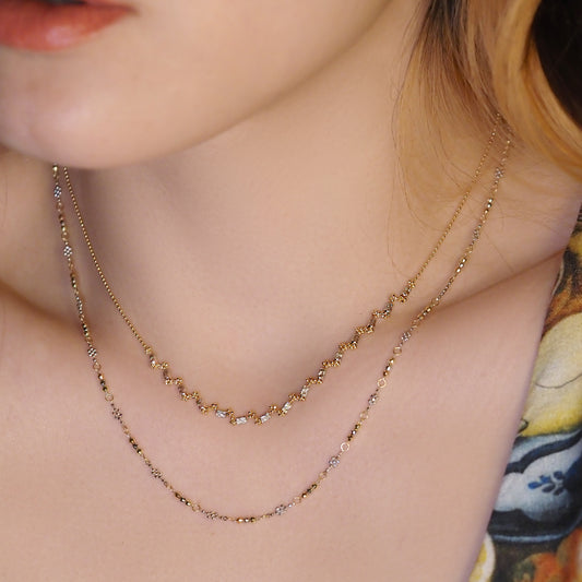 Tri-Gold Kuroba Necklace