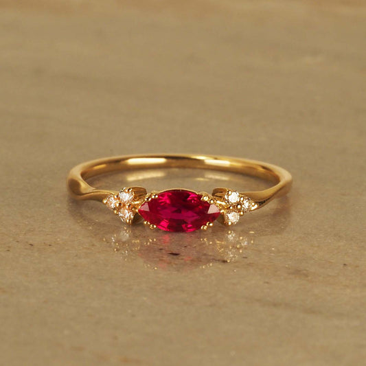 The Mermaid Ring with Ruby