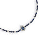 Blue Sapphire and Diamond Bracelet