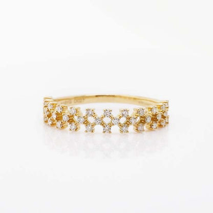 Diamond Mesh Ring (3 Row)