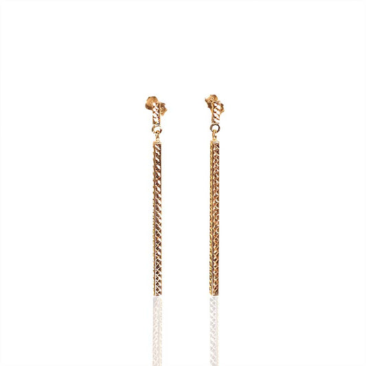 Golden Bar Drop Earrings