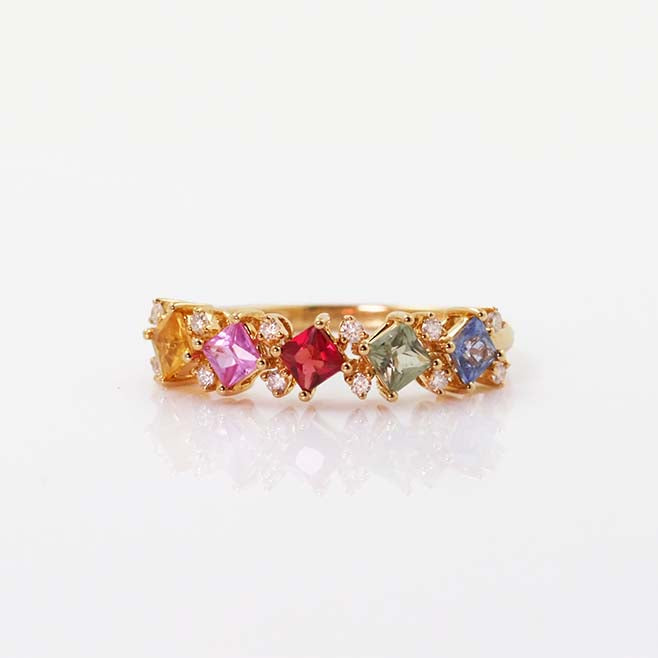 Square Quartet Ring