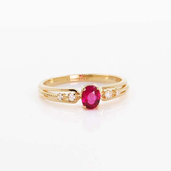 Ruby Oval Ring