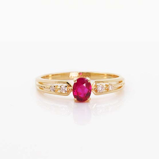 Ruby Oval Ring