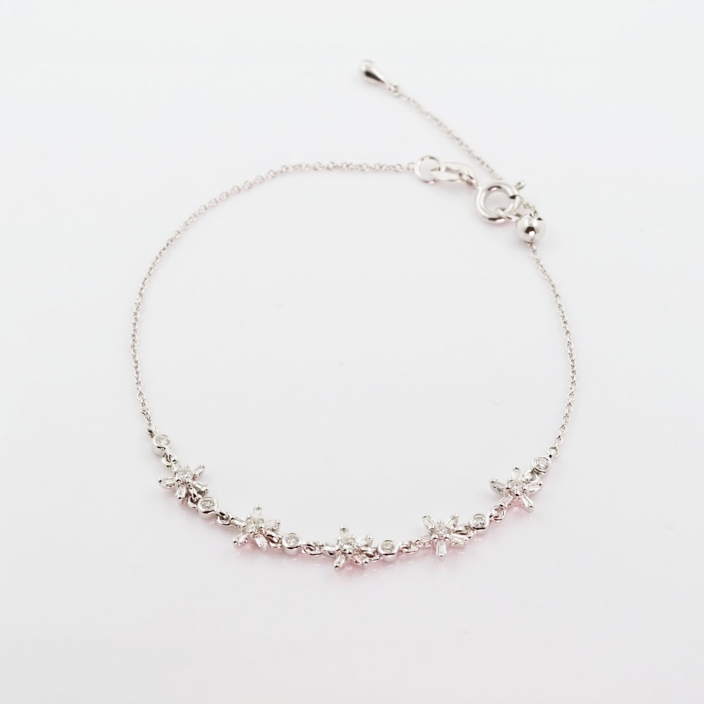 Floral Diamond Bracelet