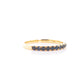 Blue Sapphire Band Ring with GRM certificate