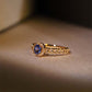 Blue Sapphire Chain Ring