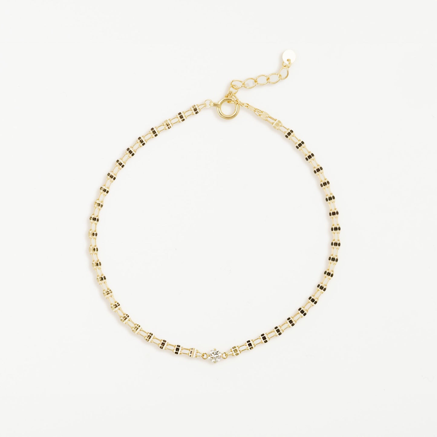 Lip Chain Diamond Bracelet