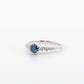 Blue Diamond Ring