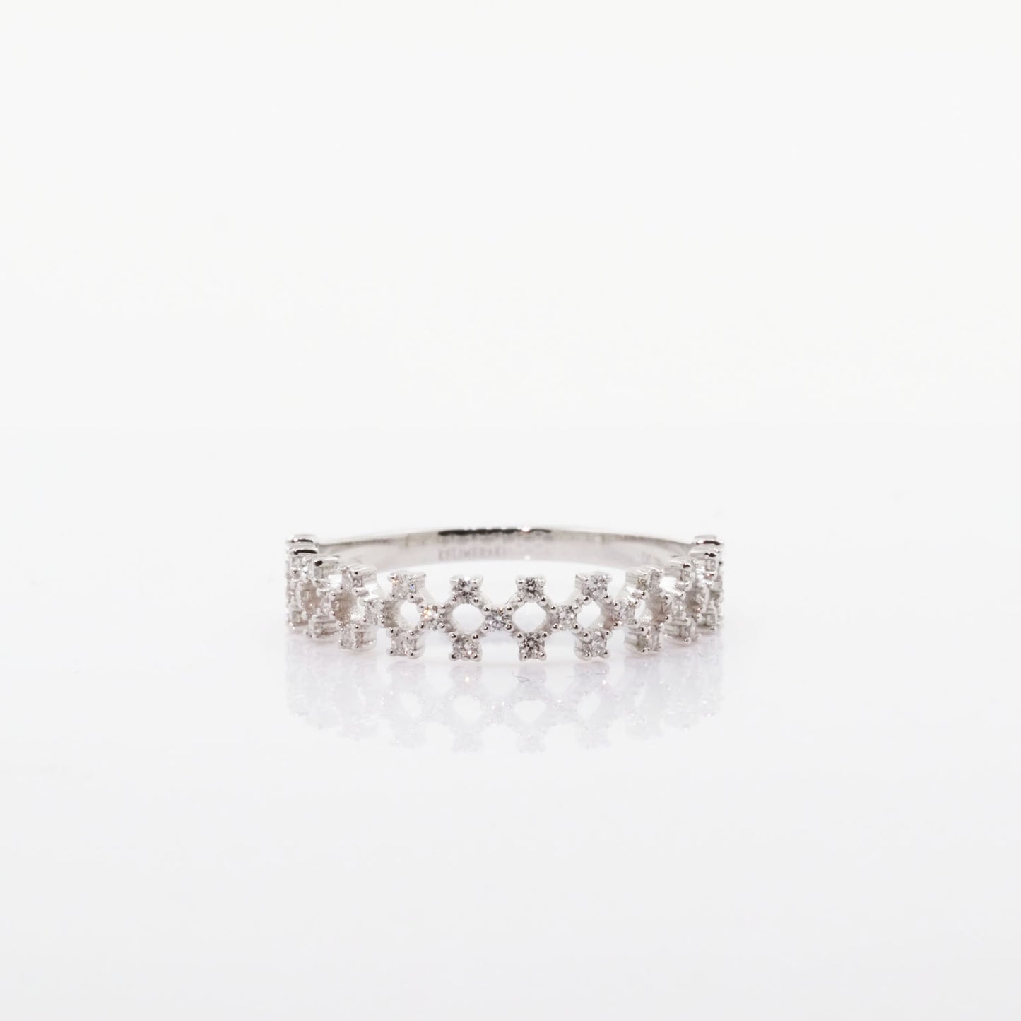 Diamond Mesh Ring (3 Row)