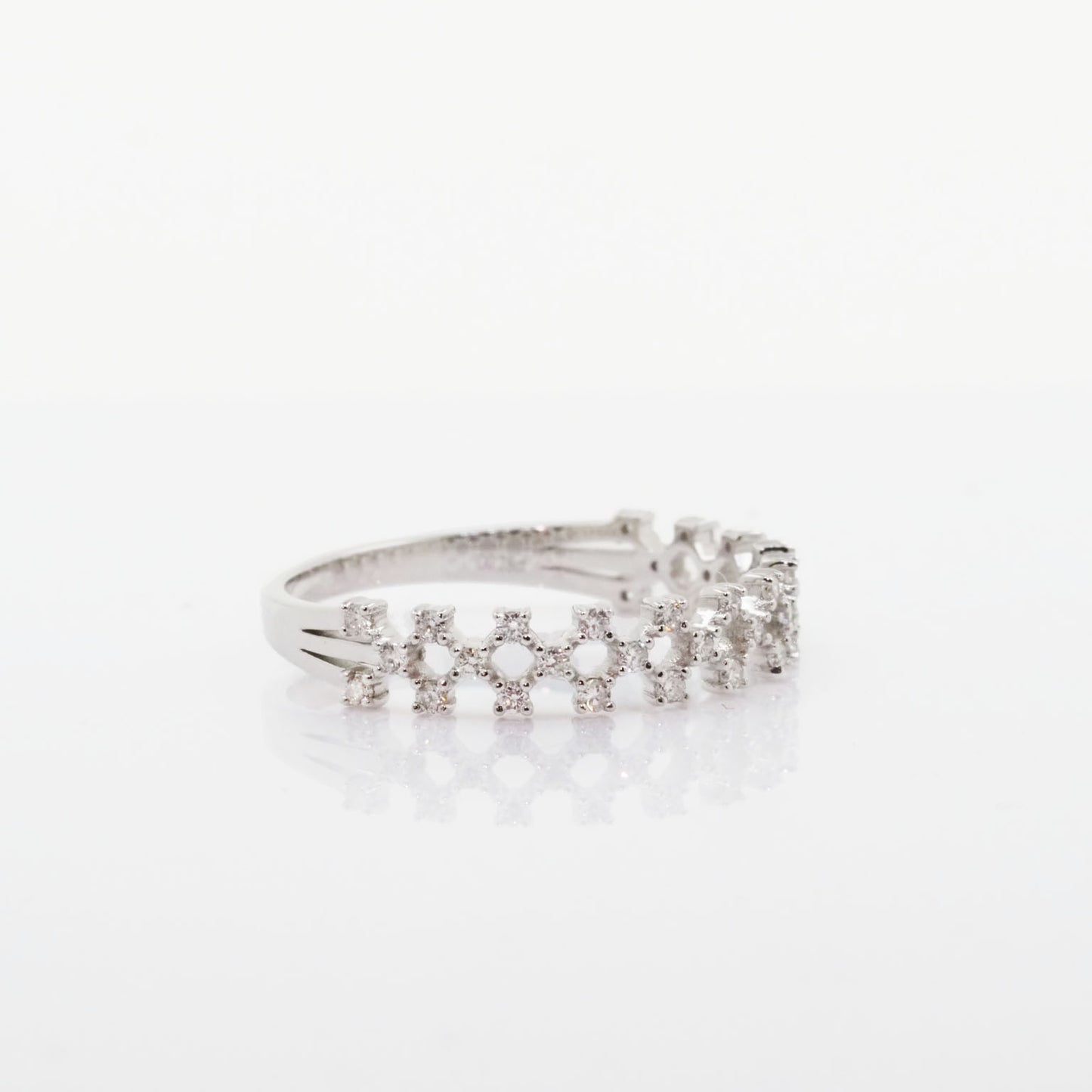 Diamond Mesh Ring (3 Row)