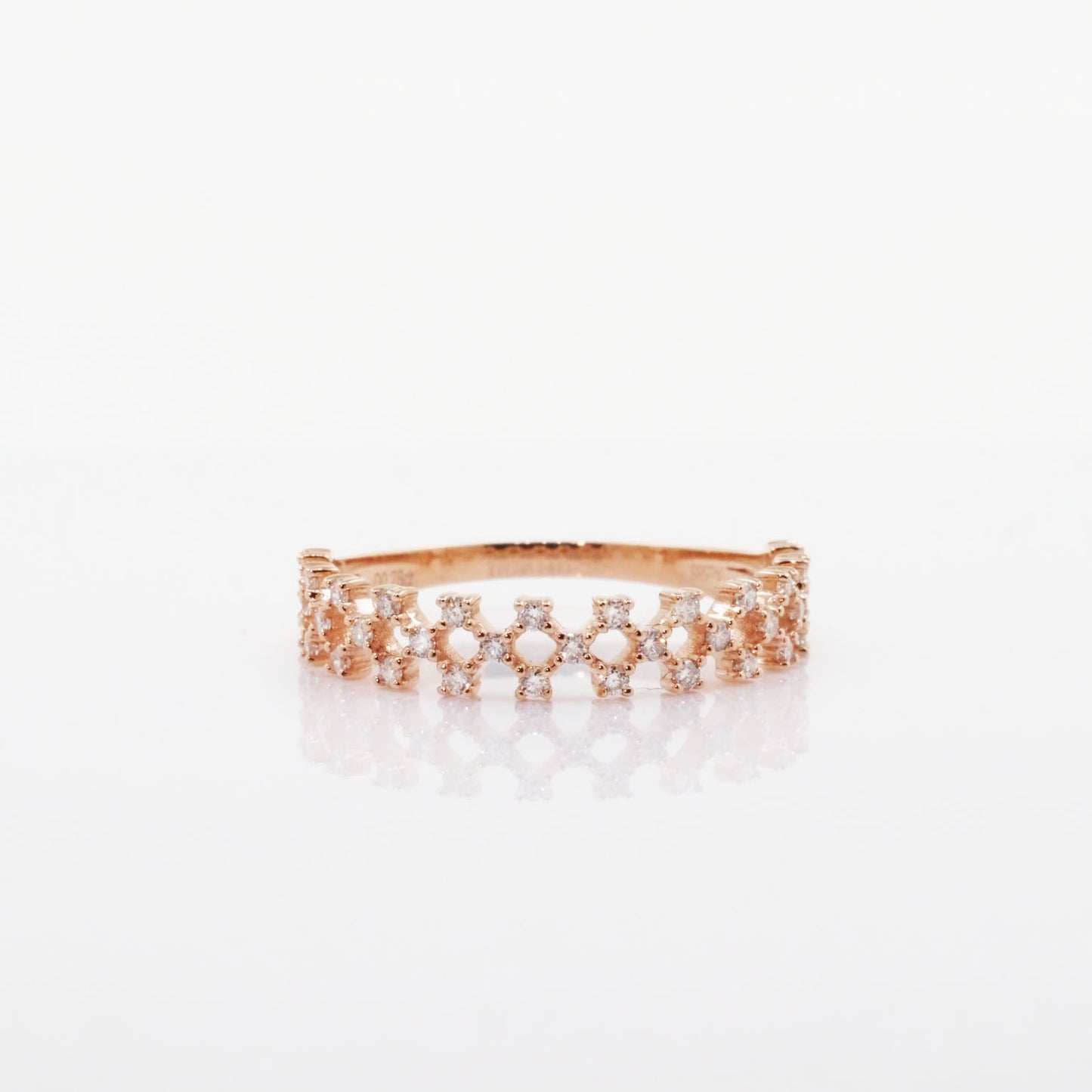 Diamond Mesh Ring (3 Row)