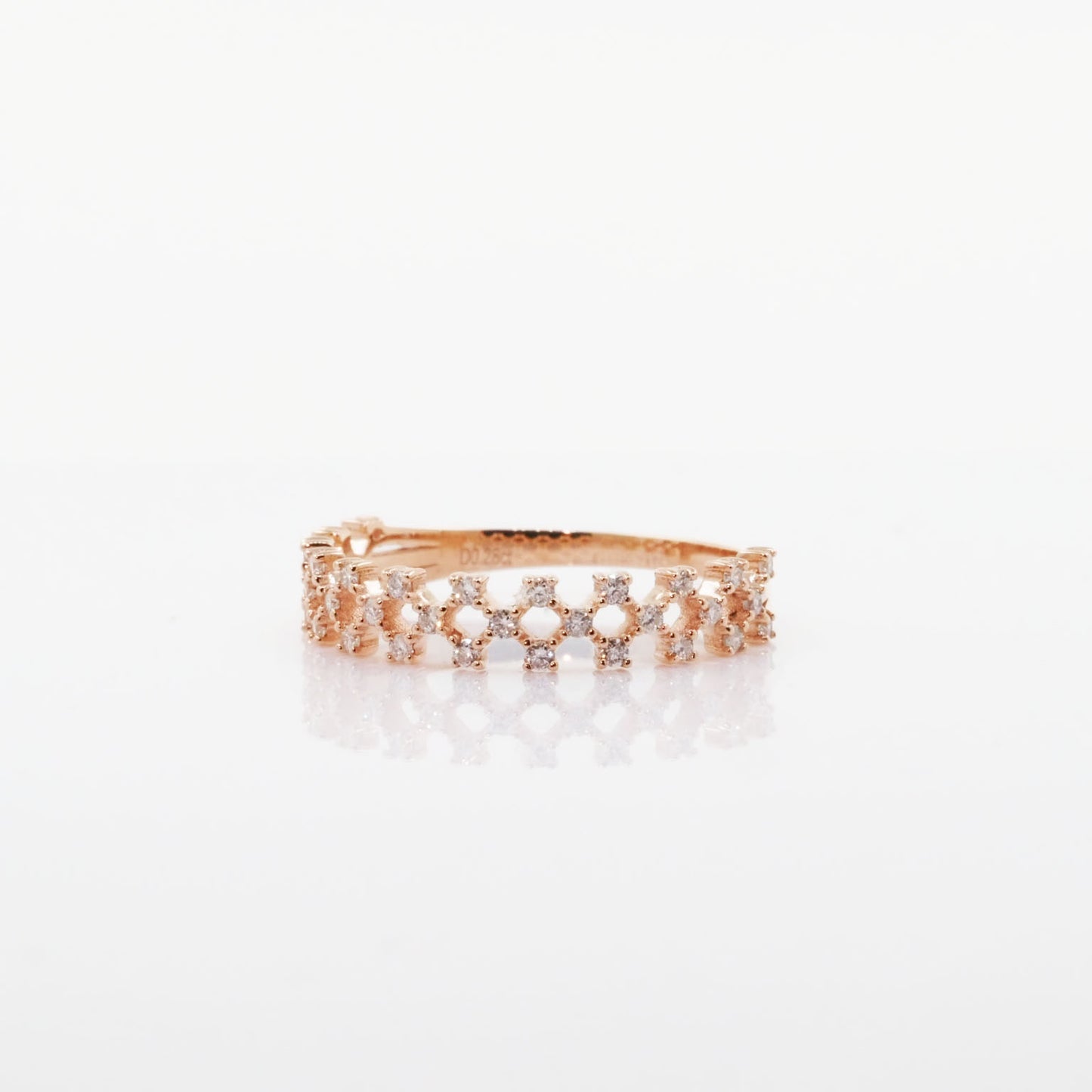 Diamond Mesh Ring (3 Row)