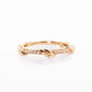 Golden Rope Diamond Ring