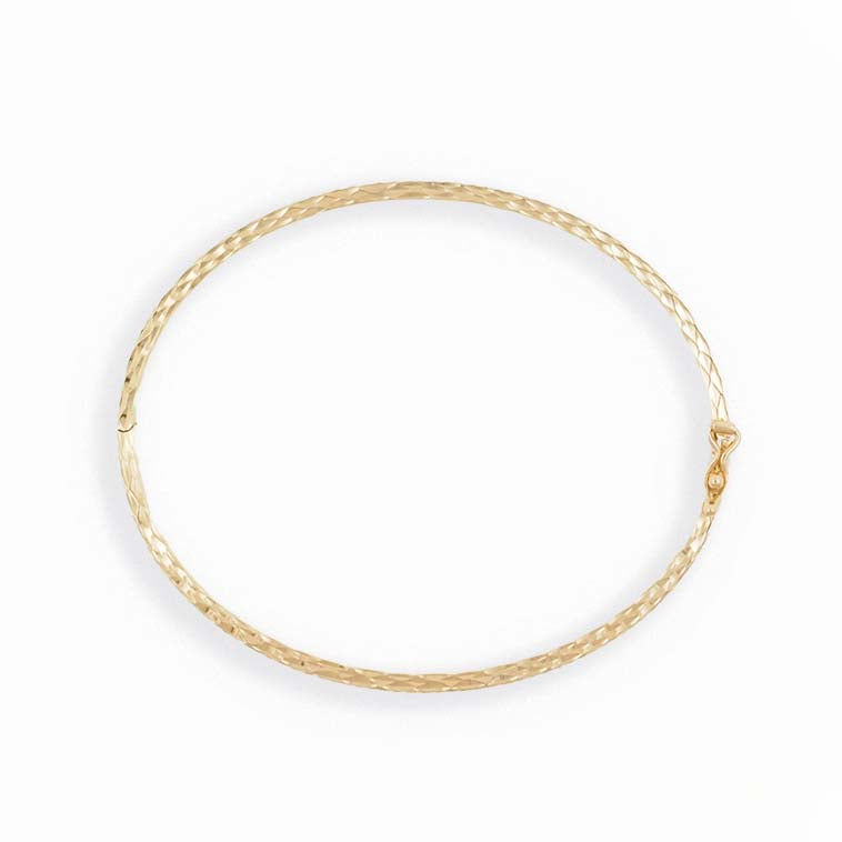 18K Italian Two Tone Bangle