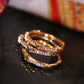 Golden Rope Diamond Ring